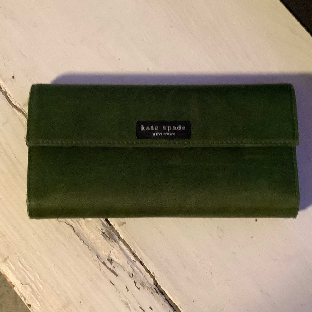 Kate Spade Forest Green Clutch